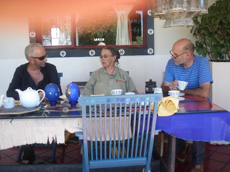Hennie Boshoff, Elza Miles en Johan van Wyk at Prins Albert